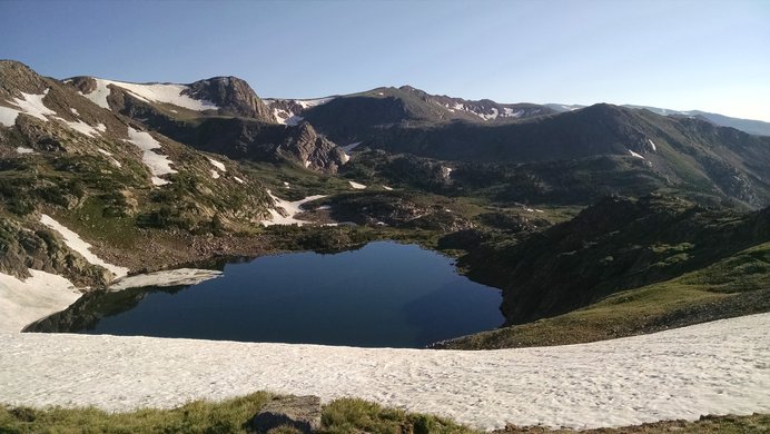 King Lake from the junction of the High Lonesome and King Lake trails.